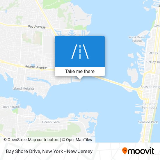 Mapa de Bay Shore Drive