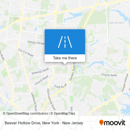 Beaver Hollow Drive map