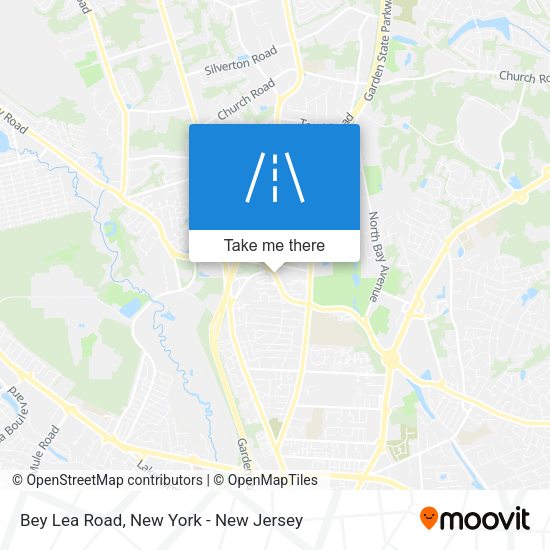 Mapa de Bey Lea Road