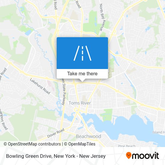 Mapa de Bowling Green Drive