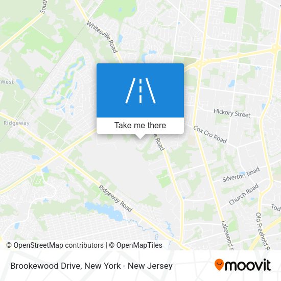 Mapa de Brookewood Drive