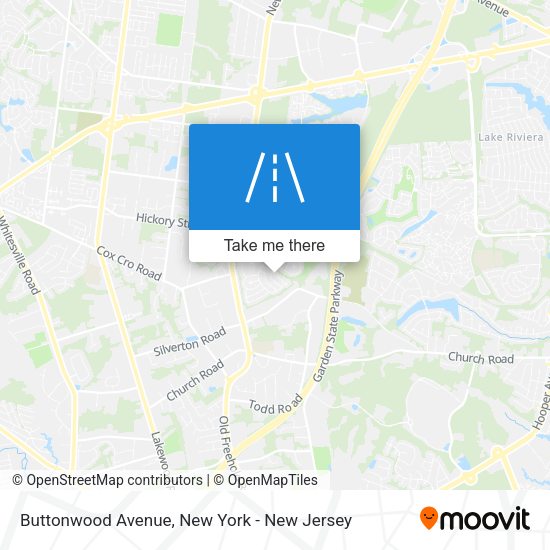 Mapa de Buttonwood Avenue