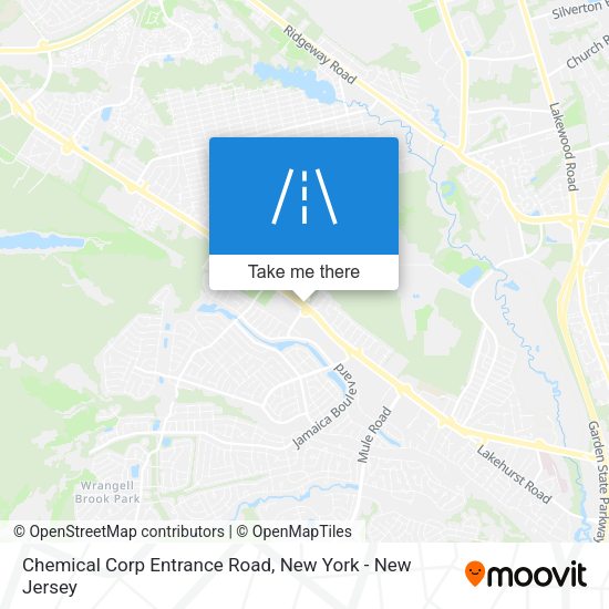 Mapa de Chemical Corp Entrance Road