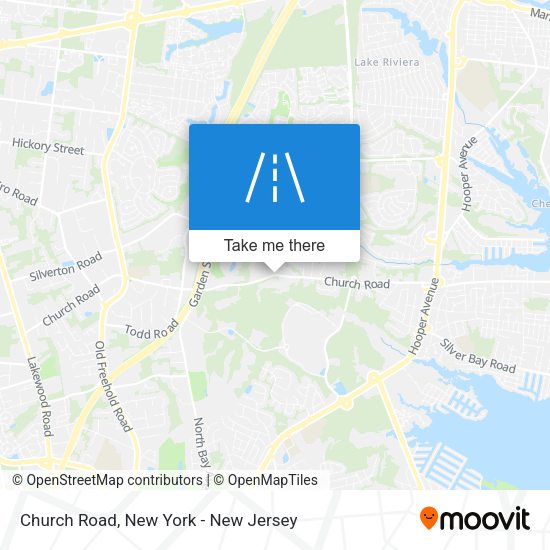 Mapa de Church Road