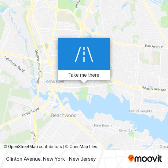 Mapa de Clinton Avenue