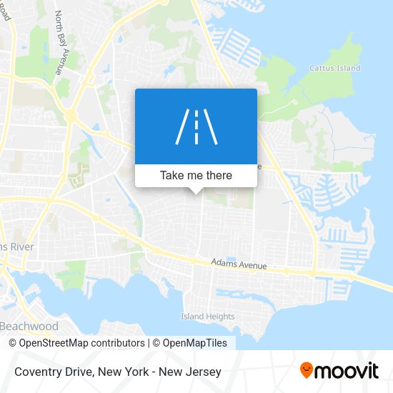 Mapa de Coventry Drive