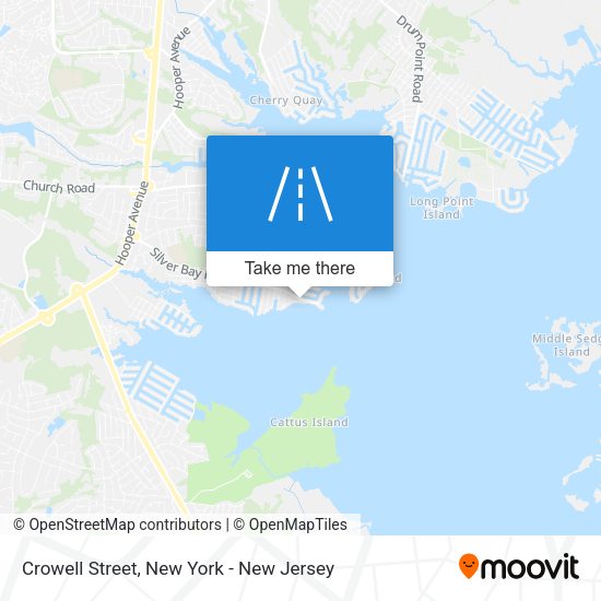 Mapa de Crowell Street