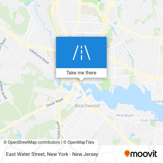 Mapa de East Water Street