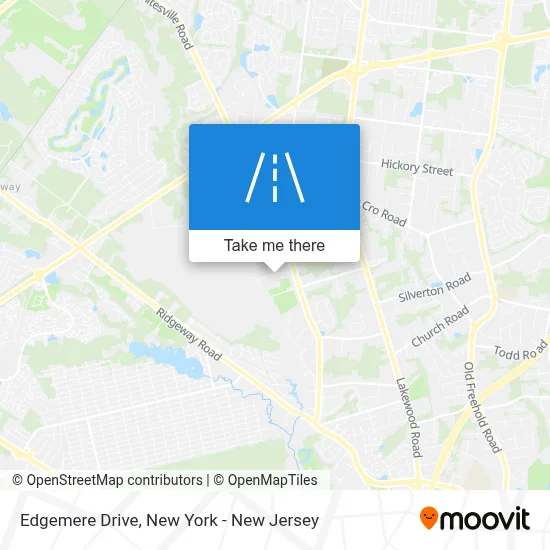 Edgemere Drive map