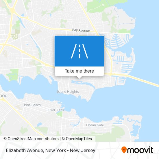 Mapa de Elizabeth Avenue