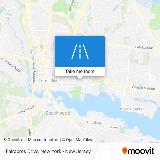 Fairacres Drive map