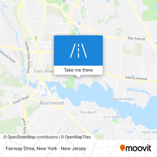Mapa de Fairway Drive