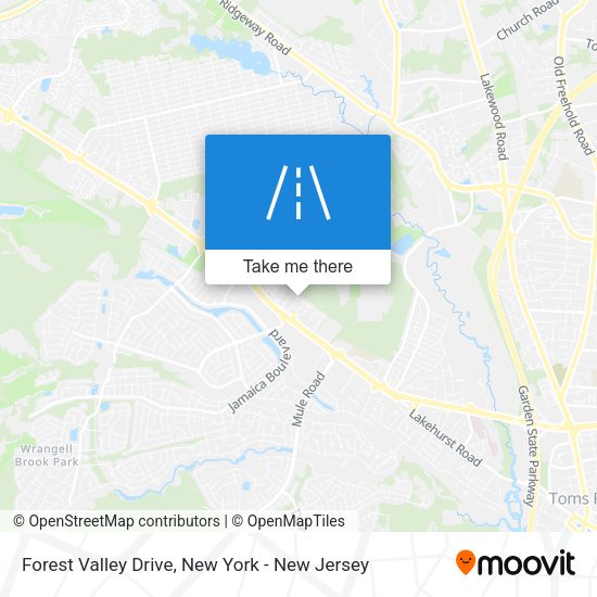 Forest Valley Drive map