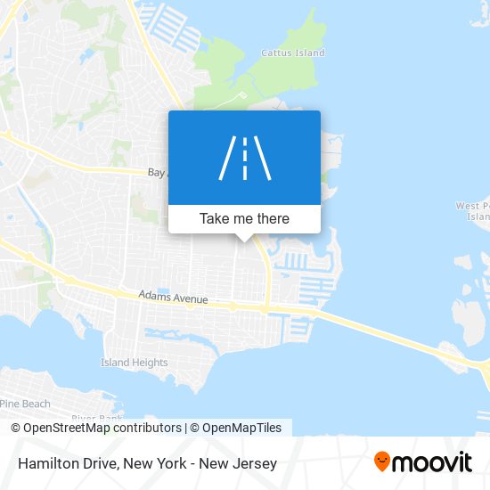 Mapa de Hamilton Drive