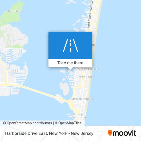Mapa de Harborside Drive East