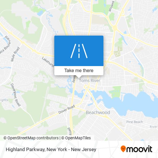 Highland Parkway map
