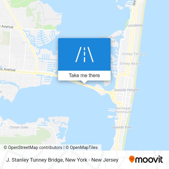 Mapa de J. Stanley Tunney Bridge