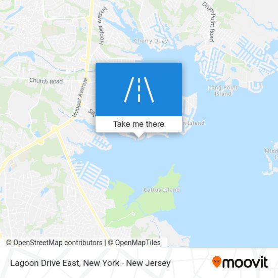 Mapa de Lagoon Drive East
