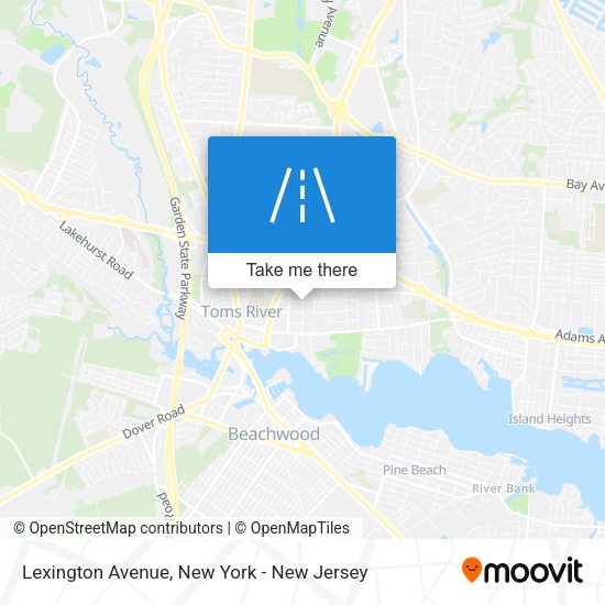 Mapa de Lexington Avenue
