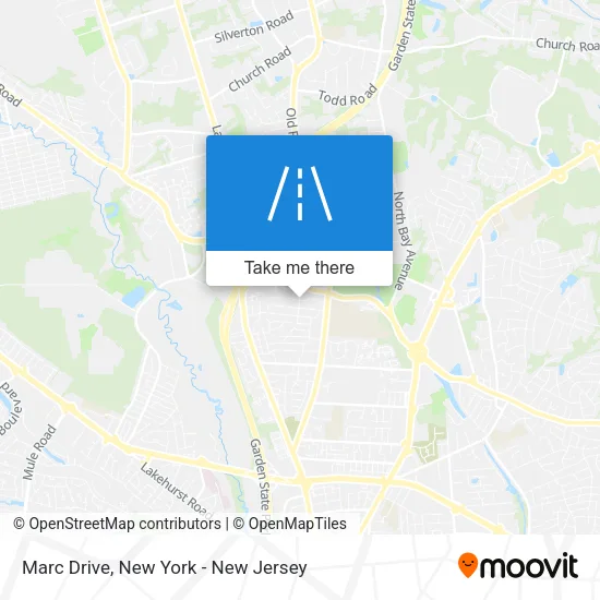 Marc Drive map