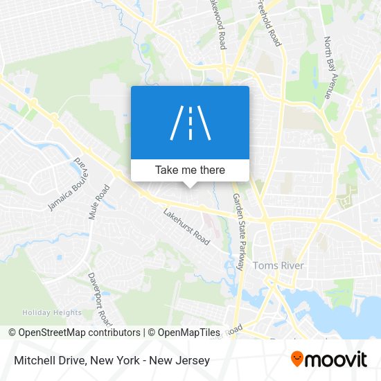 Mapa de Mitchell Drive