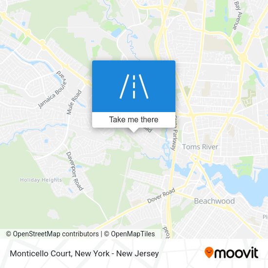 Mapa de Monticello Court