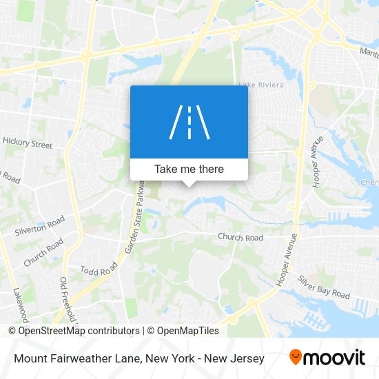Mapa de Mount Fairweather Lane