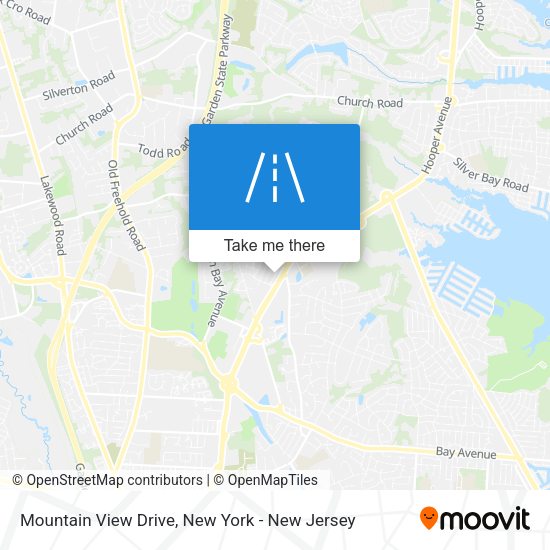 Mapa de Mountain View Drive