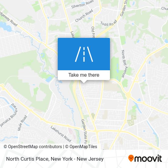 Mapa de North Curtis Place