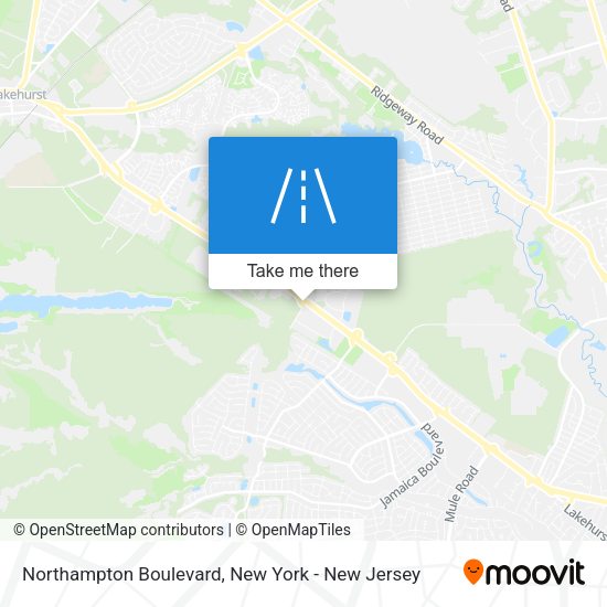 Mapa de Northampton Boulevard