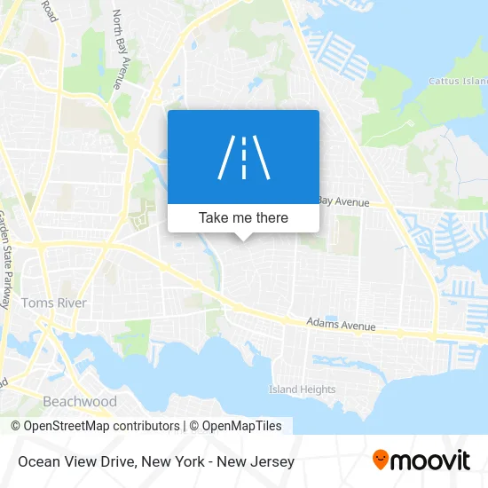 Ocean View Drive map