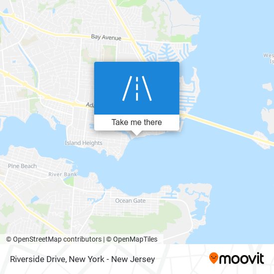 Riverside Drive map