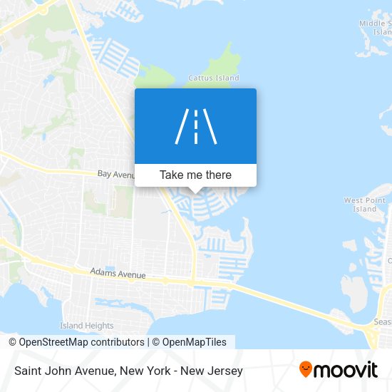 Mapa de Saint John Avenue
