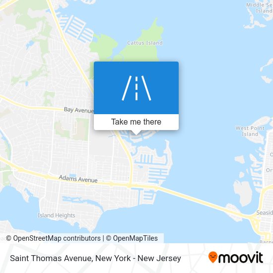 Mapa de Saint Thomas Avenue