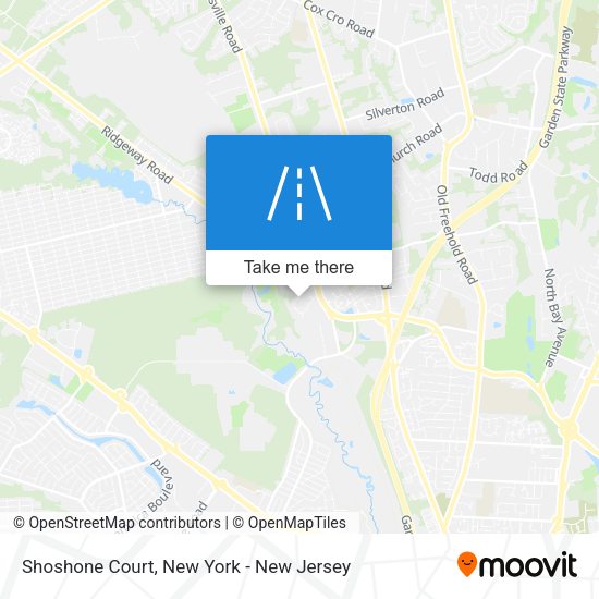 Mapa de Shoshone Court