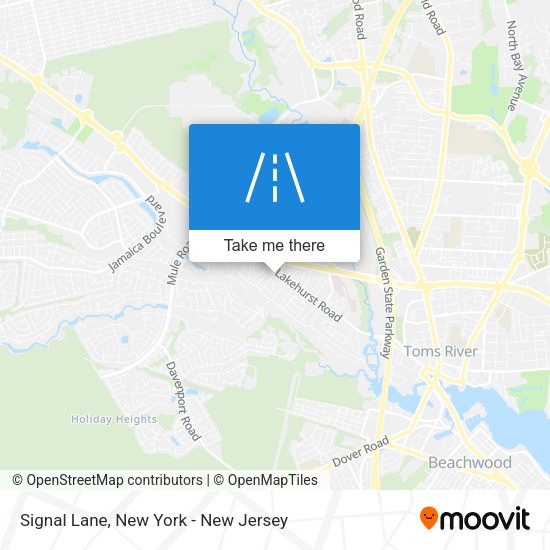 Signal Lane map