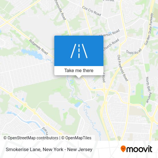 Mapa de Smokerise Lane