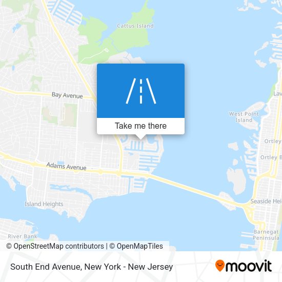 Mapa de South End Avenue