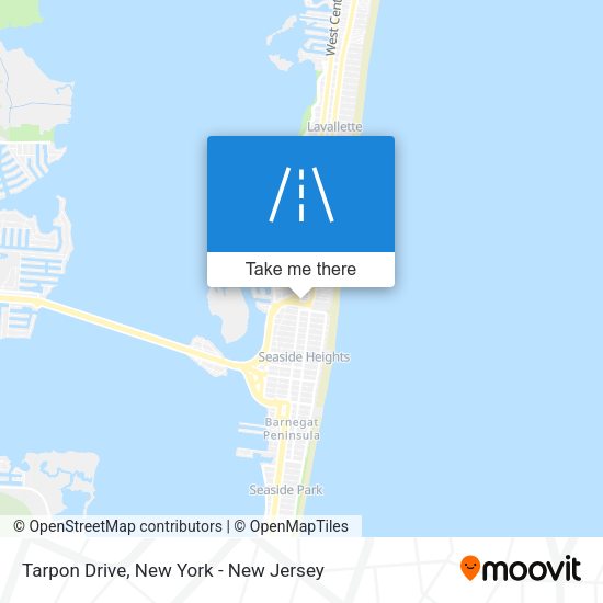 Tarpon Drive map