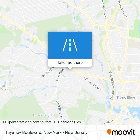 Mapa de Tuyahov Boulevard