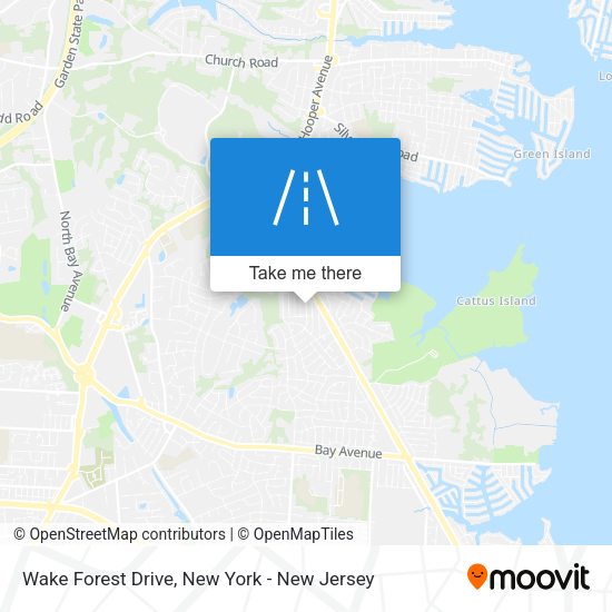 Mapa de Wake Forest Drive