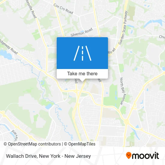 Wallach Drive map