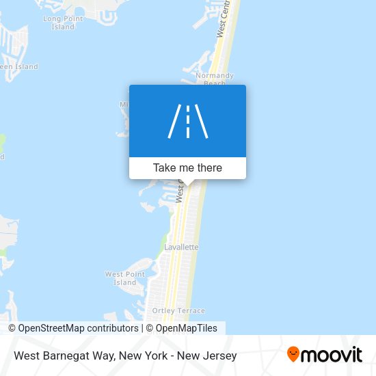 Mapa de West Barnegat Way