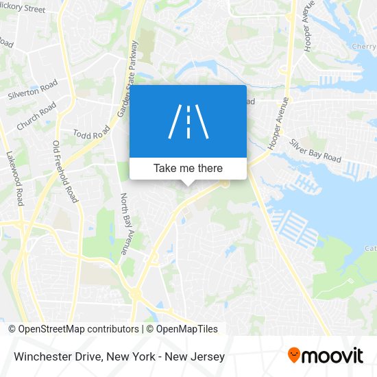 Mapa de Winchester Drive