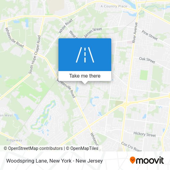 Woodspring Lane map