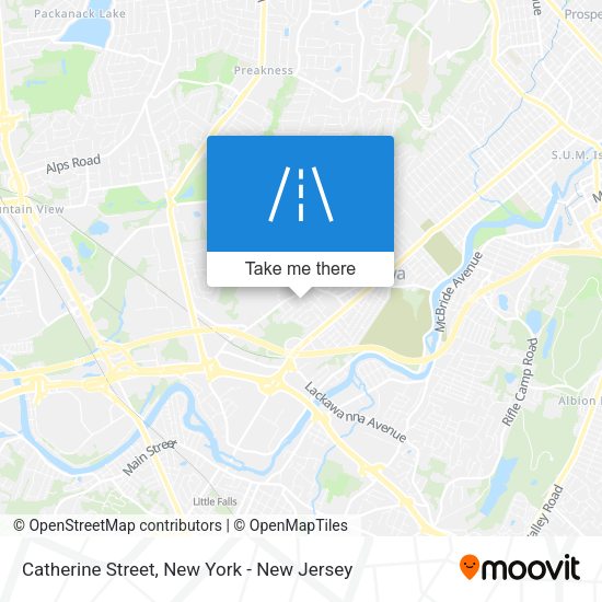 Mapa de Catherine Street