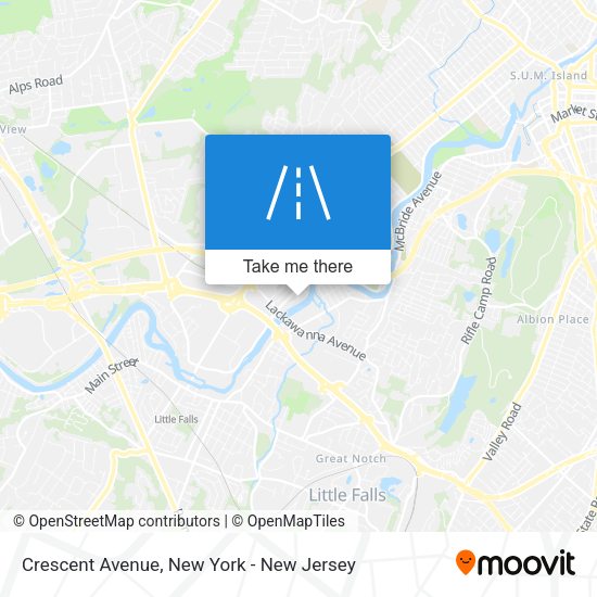 Mapa de Crescent Avenue