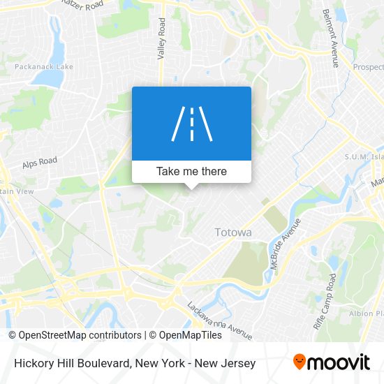 Mapa de Hickory Hill Boulevard