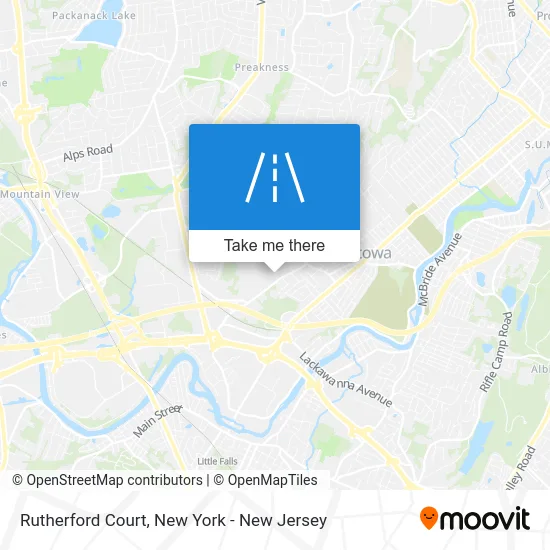 Rutherford Court map