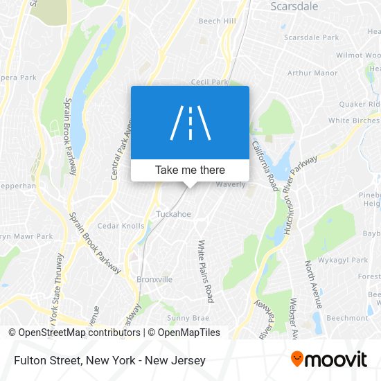 Mapa de Fulton Street